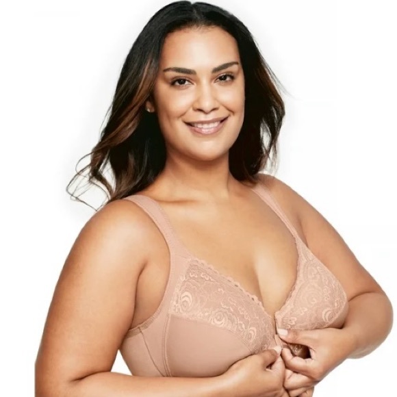 NWOT Glamorise Women's Wonderwire Front-closure Bra Underwire #1245, 36F - Picture 4 of 14